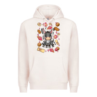 Pale Pink mi donkey mexican concha Premium Hoodie - MaliasSmallBusiness