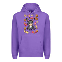 Purple mi donkey mexican concha Premium Hoodie - MaliasSmallBusiness