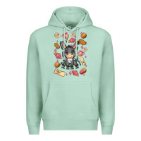 Seafoam mi donkey mexican concha Premium Hoodie - MaliasSmallBusiness