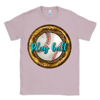 Lilac baseball with sunflower round earrings Classic Tee - BundleAndBundleShop