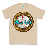 Mushroom baseball with sunflower round earrings Classic Tee - BundleAndBundleShop