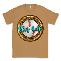 Toasted Coconut baseball with sunflower round earrings Classic Tee - BundleAndBundleShop