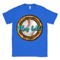 True Royal baseball with sunflower round earrings Classic Tee - BundleAndBundleShop