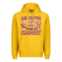 Lemon my sleigh runs on coffee Premium Hoodie - MaliasSmallBusiness