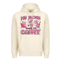 Tofu my sleigh runs on coffee Premium Hoodie - MaliasSmallBusiness