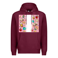 Burgundy school Premium Hoodie - MaliasSmallBusiness