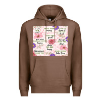 Chestnut positive quotes Premium Hoodie - MaliasSmallBusiness