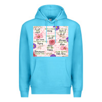 Ocean Blue positive quotes Premium Hoodie - MaliasSmallBusiness