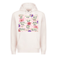 Pale Pink positive quotes Premium Hoodie - MaliasSmallBusiness