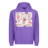 Purple positive quotes Premium Hoodie - MaliasSmallBusiness