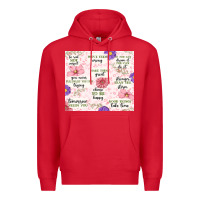 Red positive quotes Premium Hoodie - MaliasSmallBusiness