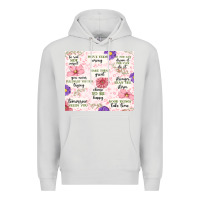 Dove Grey positive quotes Premium Hoodie - MaliasSmallBusiness
