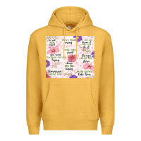Mustard positive quotes Premium Hoodie - MaliasSmallBusiness