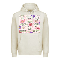 Oatmeal Heather positive quotes Premium Hoodie - MaliasSmallBusiness