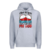 Heather Grey show me your bobbers and i will show my rod Premium Hoodie - MaliasSmallBusiness