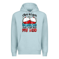 Blue Mist show me your bobbers and i will show my rod Premium Hoodie - MaliasSmallBusiness