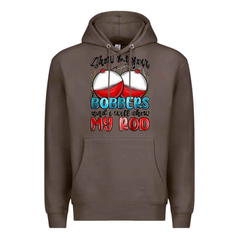 Show Me Your Bobbers And I Will Show My Rod Premium Hoodie by MaliasSmallBusiness | Teevron