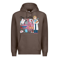 Coffee stay healthy nurse Premium Hoodie - MaliasSmallBusiness