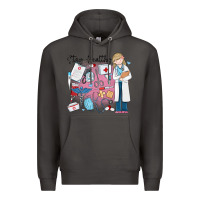 Smoke stay healthy nurse Premium Hoodie - MaliasSmallBusiness