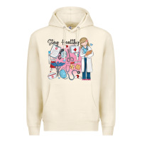 Tofu stay healthy nurse Premium Hoodie - MaliasSmallBusiness
