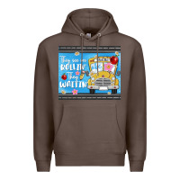 Coffee they see me rollin they waitin Premium Hoodie - MaliasSmallBusiness