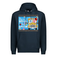 Navy they see me rollin they waitin Premium Hoodie - MaliasSmallBusiness