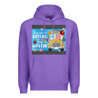 Purple they see me rollin they waitin Premium Hoodie - MaliasSmallBusiness