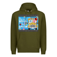 Army Green they see me rollin they waitin Premium Hoodie - MaliasSmallBusiness