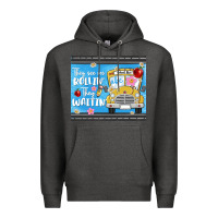 Charcoal Heather they see me rollin they waitin Premium Hoodie - MaliasSmallBusiness