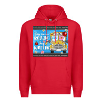 Red they see me rollin they waitin Premium Hoodie - MaliasSmallBusiness
