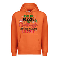Carrot twas the nizzle  before christmizzle Premium Hoodie - MaliasSmallBusiness