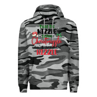 Slate Camo twas the nizzle  before christmizzle Premium Hoodie - MaliasSmallBusiness