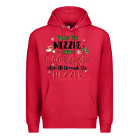 Cardinal twas the nizzle  before christmizzle Premium Hoodie - MaliasSmallBusiness