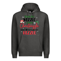 Charcoal Heather twas the nizzle  before christmizzle Premium Hoodie - MaliasSmallBusiness