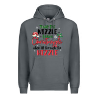 Rock twas the nizzle  before christmizzle Premium Hoodie - MaliasSmallBusiness