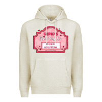 Oatmeal Heather cupid's brewing company Premium Hoodie - MaliasSmallBusiness