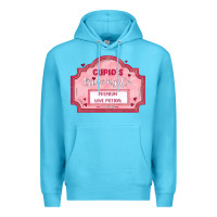 Ocean Blue cupid's brewing company Premium Hoodie - MaliasSmallBusiness