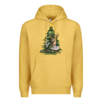 Antique Gold hunting christmas tree Premium Hoodie - MaliasSmallBusiness