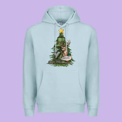 Premium Hoodie hunting christmas tree