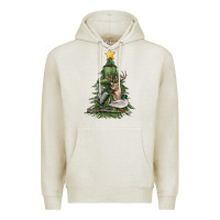 Oatmeal Heather hunting christmas tree Premium Hoodie - MaliasSmallBusiness