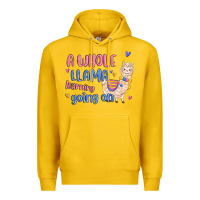 Lemon a whole llama learning going on Premium Hoodie - MaliasSmallBusiness