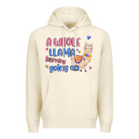 Tofu a whole llama learning going on Premium Hoodie - MaliasSmallBusiness