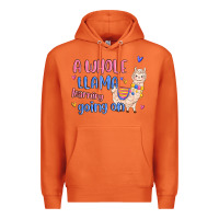 Carrot a whole llama learning going on Premium Hoodie - MaliasSmallBusiness