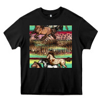 Black horses seamless pattern Heavy Core Tee - BundleAndBundleShop