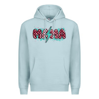 Blue Mist lightning bolt mama Premium Hoodie - MaliasSmallBusiness