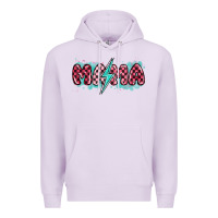 Lilac lightning bolt mama Premium Hoodie - MaliasSmallBusiness