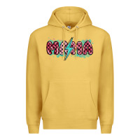 Antique Gold lightning bolt mama Premium Hoodie - MaliasSmallBusiness