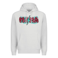 Dove Grey lightning bolt mama Premium Hoodie - MaliasSmallBusiness