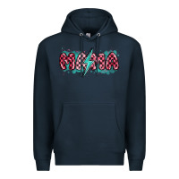 Navy lightning bolt mama Premium Hoodie - MaliasSmallBusiness