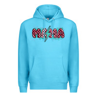 Ocean Blue lightning bolt mama Premium Hoodie - MaliasSmallBusiness
